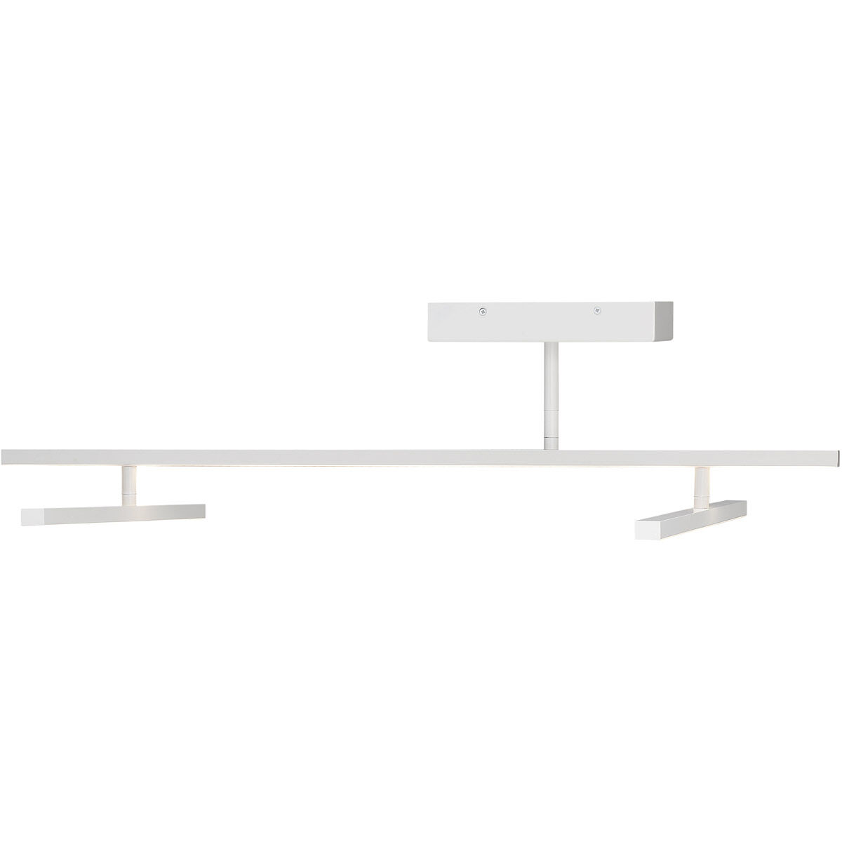 Duo LED 4.75 inch Matte White Semi-Flush Mount Ceiling Light